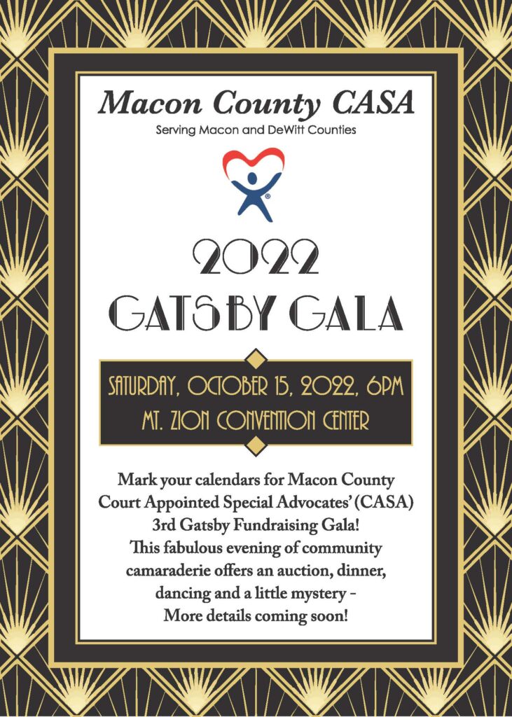 Gatsby Gala Tickets on Sale August 1st