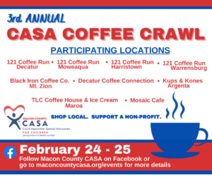 3rd Annual CASA Coffee Crawl